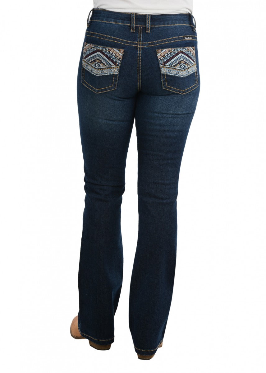 PCP2211423 Pure Western Women's Martina Boot Cut Jean 32' Leg