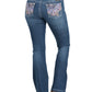 PCP2211652 Pure Western Women's Willa Boot Cut Jean 32'