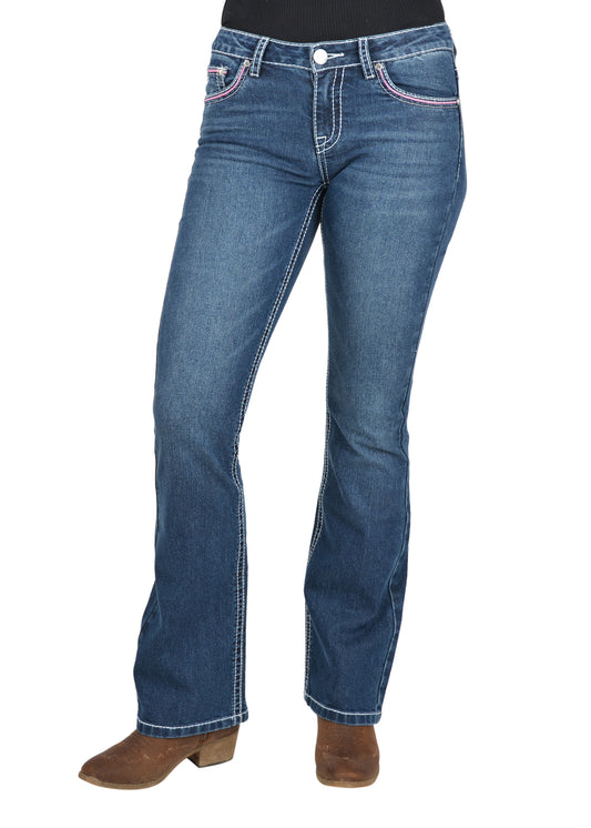 PCP2211652 Pure Western Women's Willa Boot Cut Jean 32'