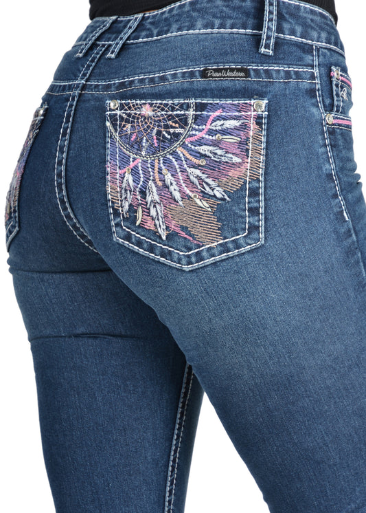 PCP2211652 Pure Western Women's Willa Boot Cut Jean 32'