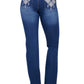 PCP2212727 Pure Western Women's Snowie Straight Leg Jean