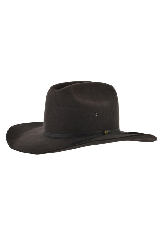 PCP3932002 Pure Western Kids Cyclone Hat Dark Brown