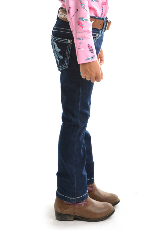 PCP5200280 Pure Western Girls Bonnie Slim Leg Jean