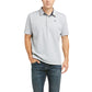 10035392 Ariat Men's Medal Polo Grey