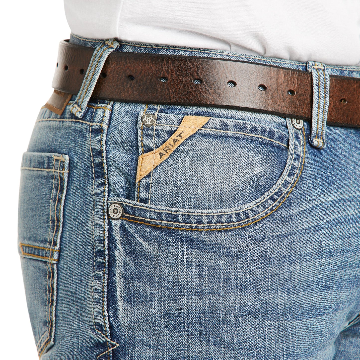 10036070 Ariat Men's M1 Brandtley Stackable Straight Jean 36'