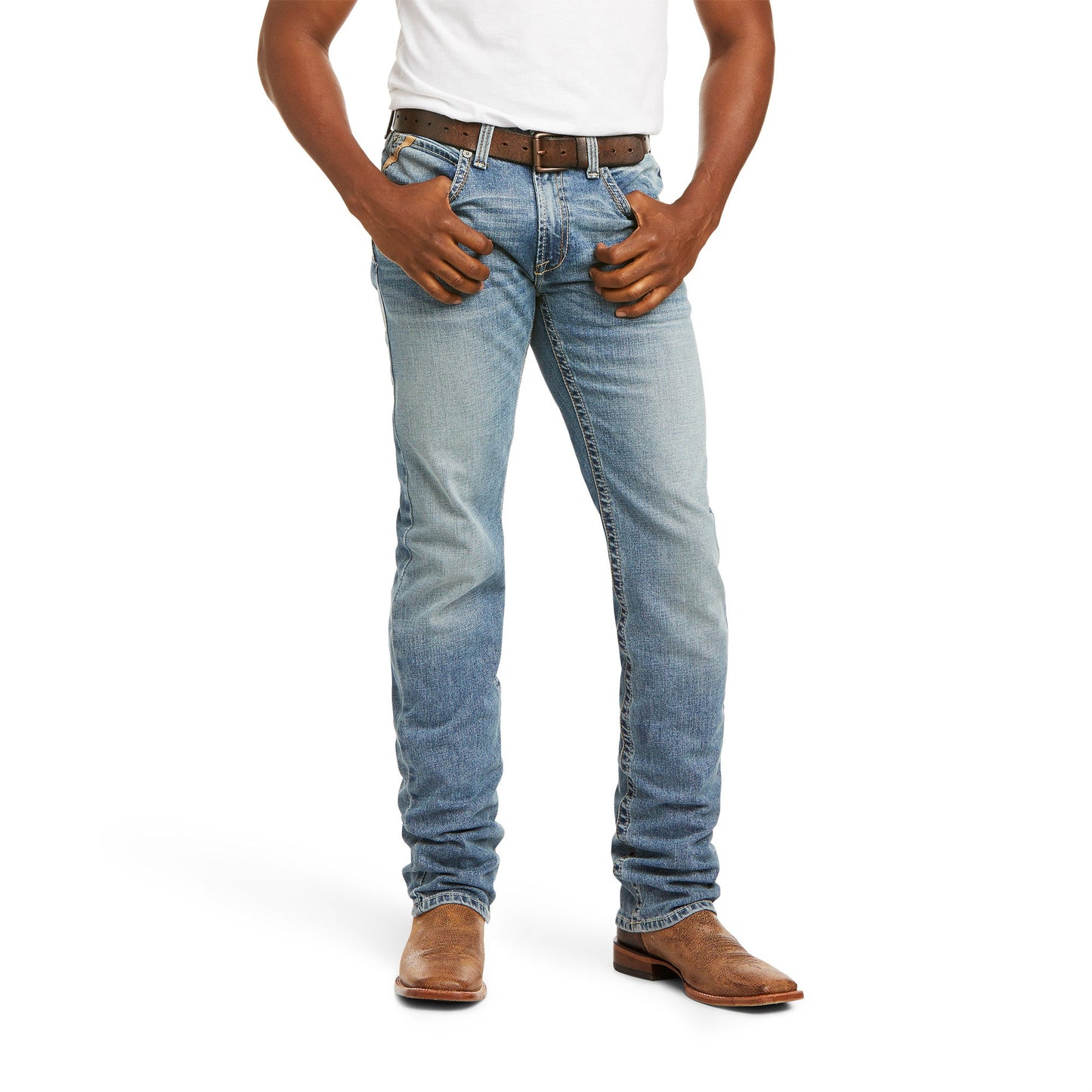 10036070 Ariat Men's M1 Brandtley Stackable Straight Jean 36'
