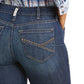 10034664 Ariat Women's Real High Rise Straight Leg Kirsten Pacific Long Leg