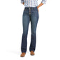 10034664 Ariat Women's Real High Rise Straight Leg Kirsten Pacific Long Leg