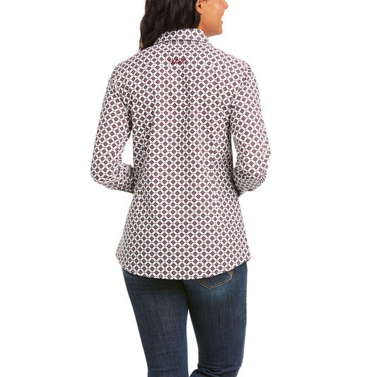 10035526 Ariat Women's Kirby Stretch LS Shirt Multi