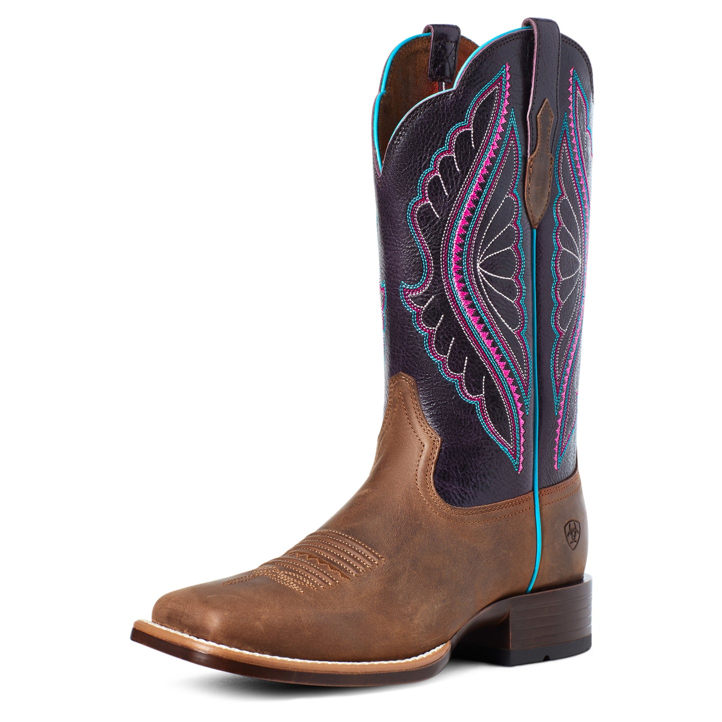 10035936 Ariat Women's Primetime Tobacco/Shadow Purple