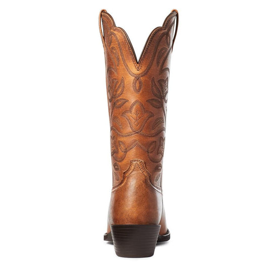 10035999 Ariat Women's Heritage Western R Toe Copper Brown
