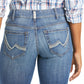 10036089 Ariat Women's Mid Rise Arrow Fit Elissa Straight Leg Extra Long leg