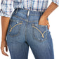 10036098 Ariat Women's High Rise Rebecca Boot Cut