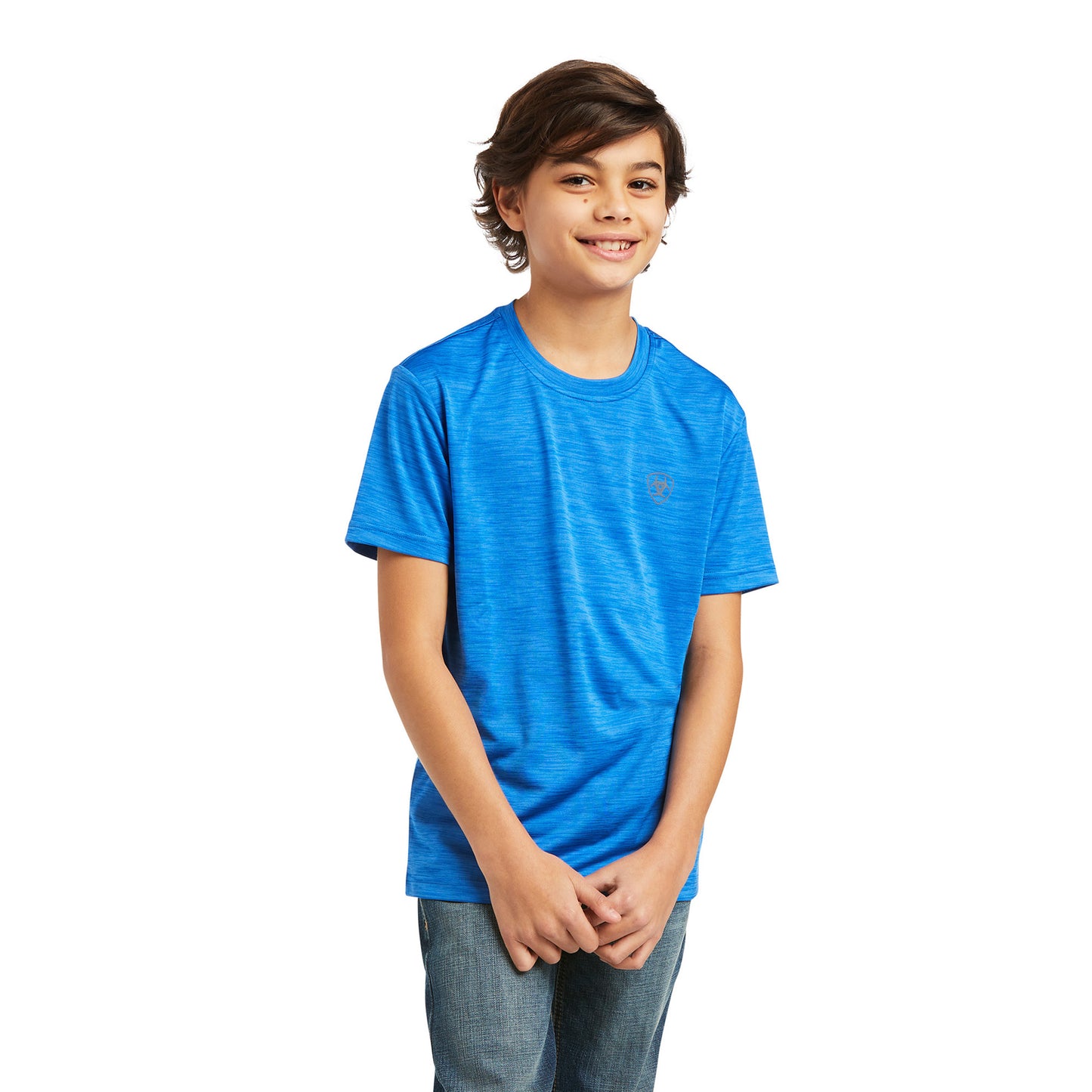10039587 Ariat Boys Charger Shield Tee