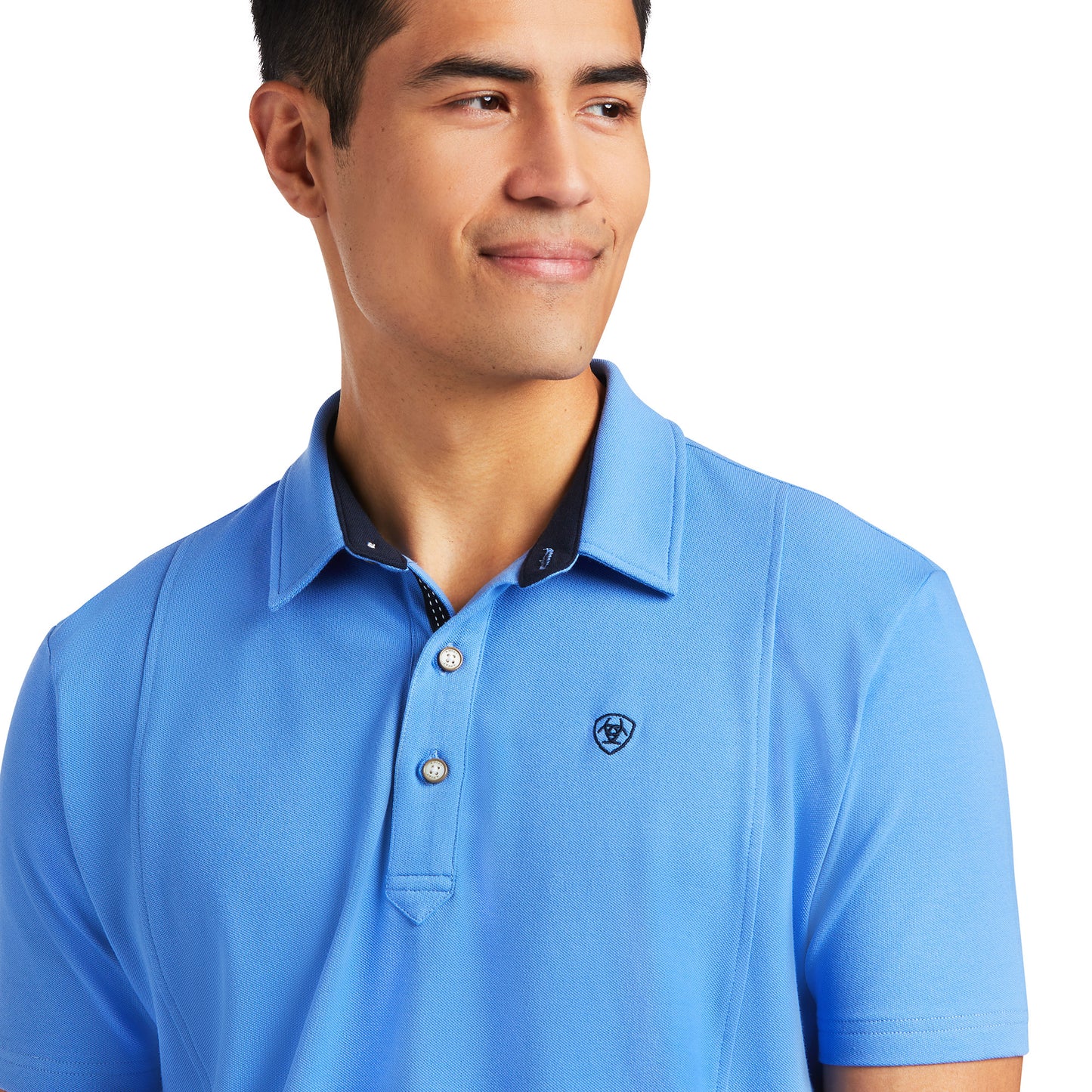 10039497 Ariat Men's Medal SS Polo