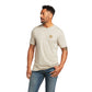 10039925 Ariat Men's Longhorn Khaki Heather