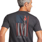 10039930 Ariat Men's Farm Tee Charcoal Heather