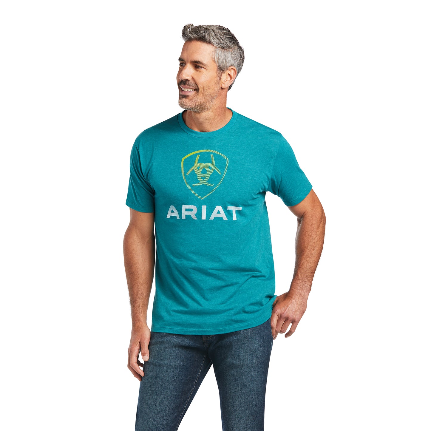 10039944 Ariat Men's Blends SS Tee