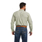 10040576 Ariat Mns PRO Team Drew LS Shirt White & Green Check