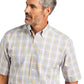 10040697 Ariat Mns WF Evander Classic SS White Shirt