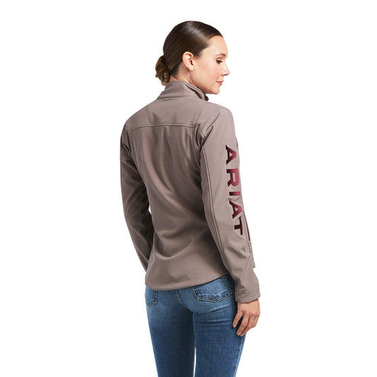 10039366 Ariat Wms Team Softshell Jacket Iron