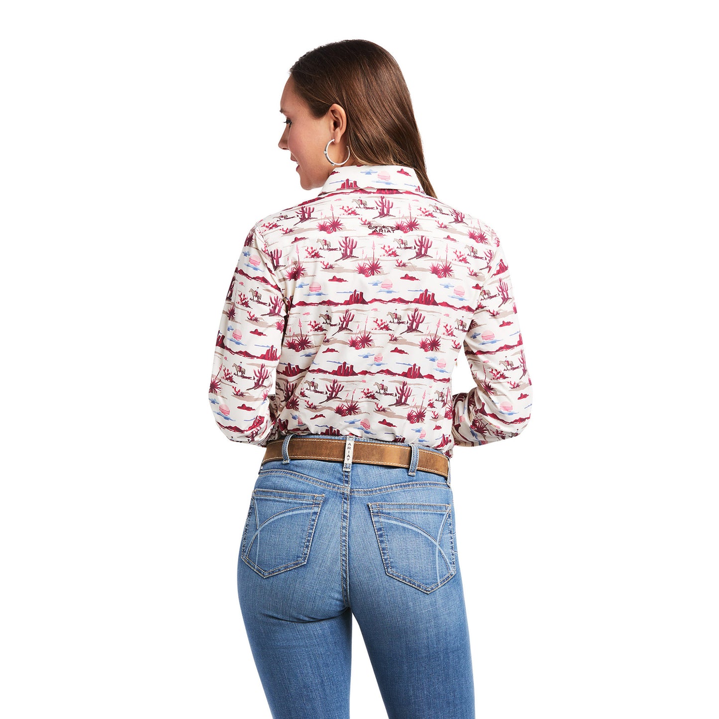 10039339 Ariat Wms shirt Yuma Lansdscrape Stripe