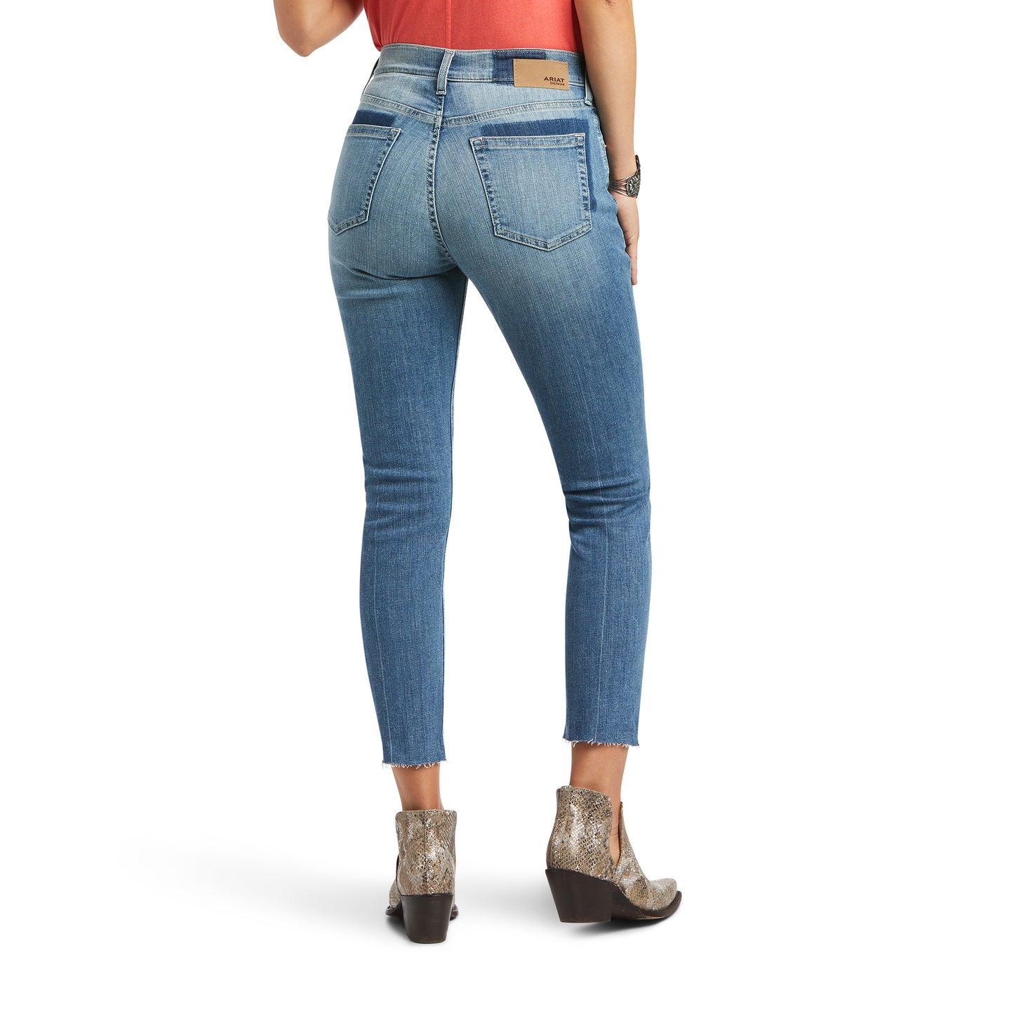 10039595 Ariat Wms Boyfriend High Rise Straight Leg Jordana Bombshell