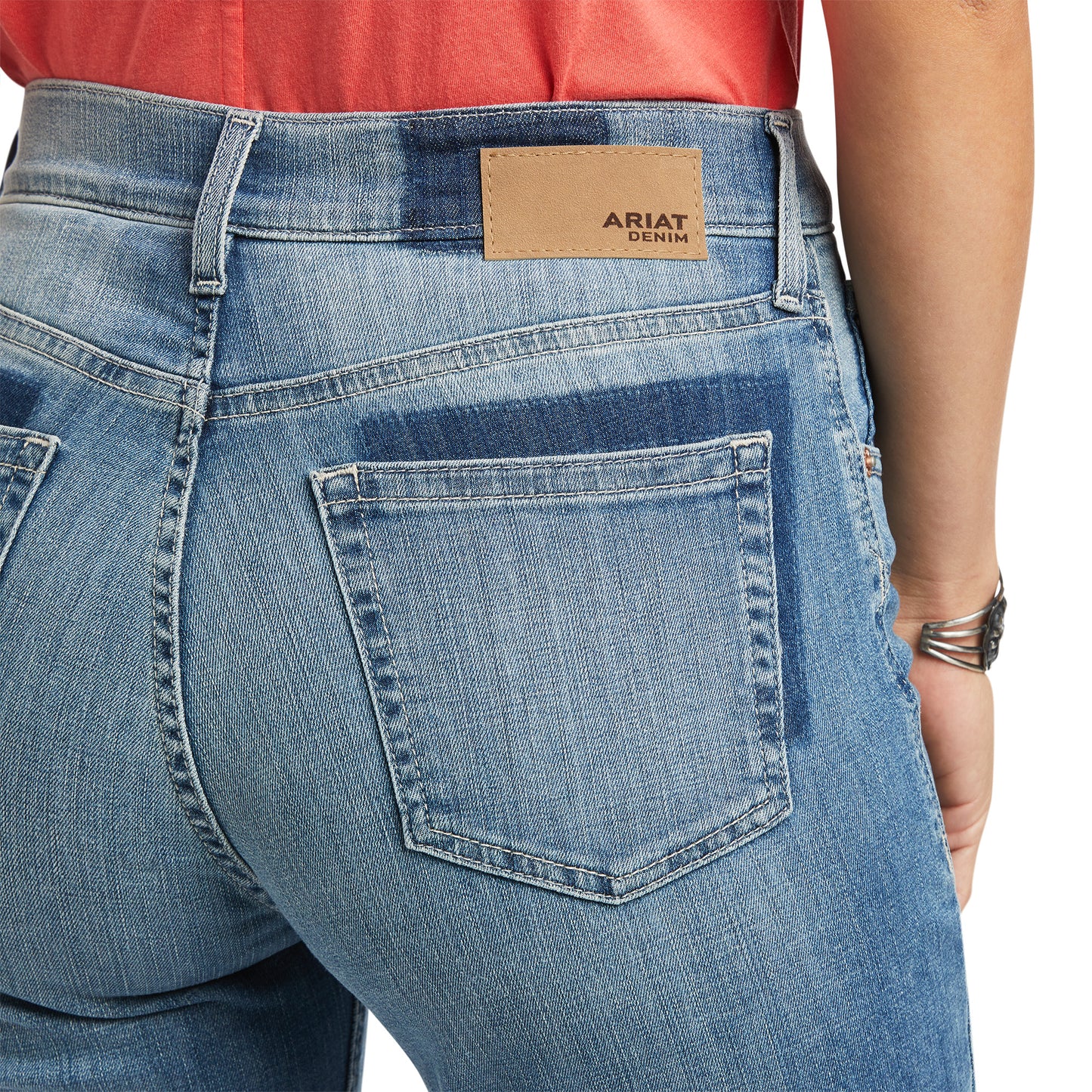 10039595 Ariat Wms Boyfriend High Rise Straight Leg Jordana Bombshell