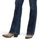 10039610 Ariat Wms Real Mid Rise Boot Cut Corinne Pacific