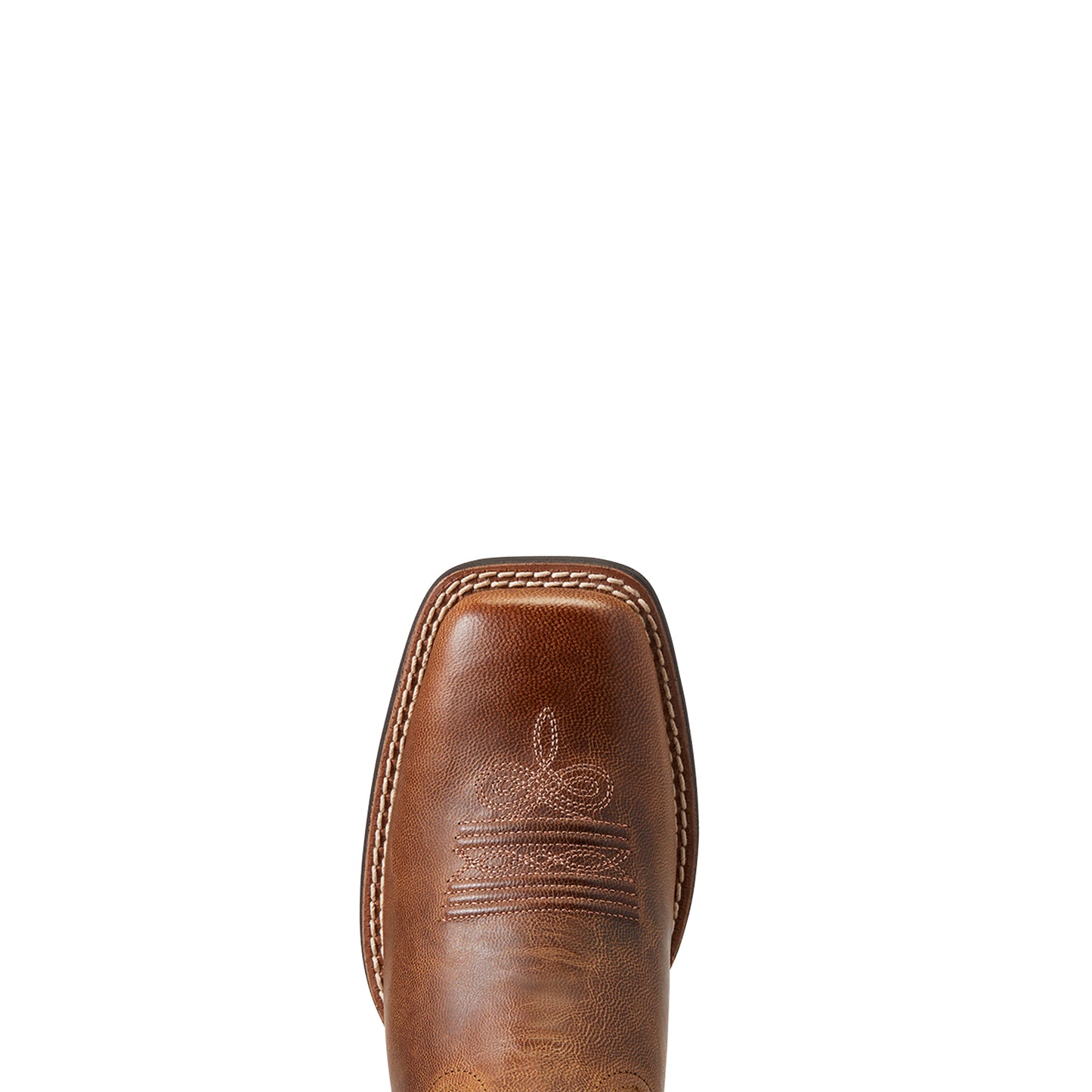 10040363 Ariat Women's Round Up Wide Square Toe Pearl Brown/Metallic Leopard