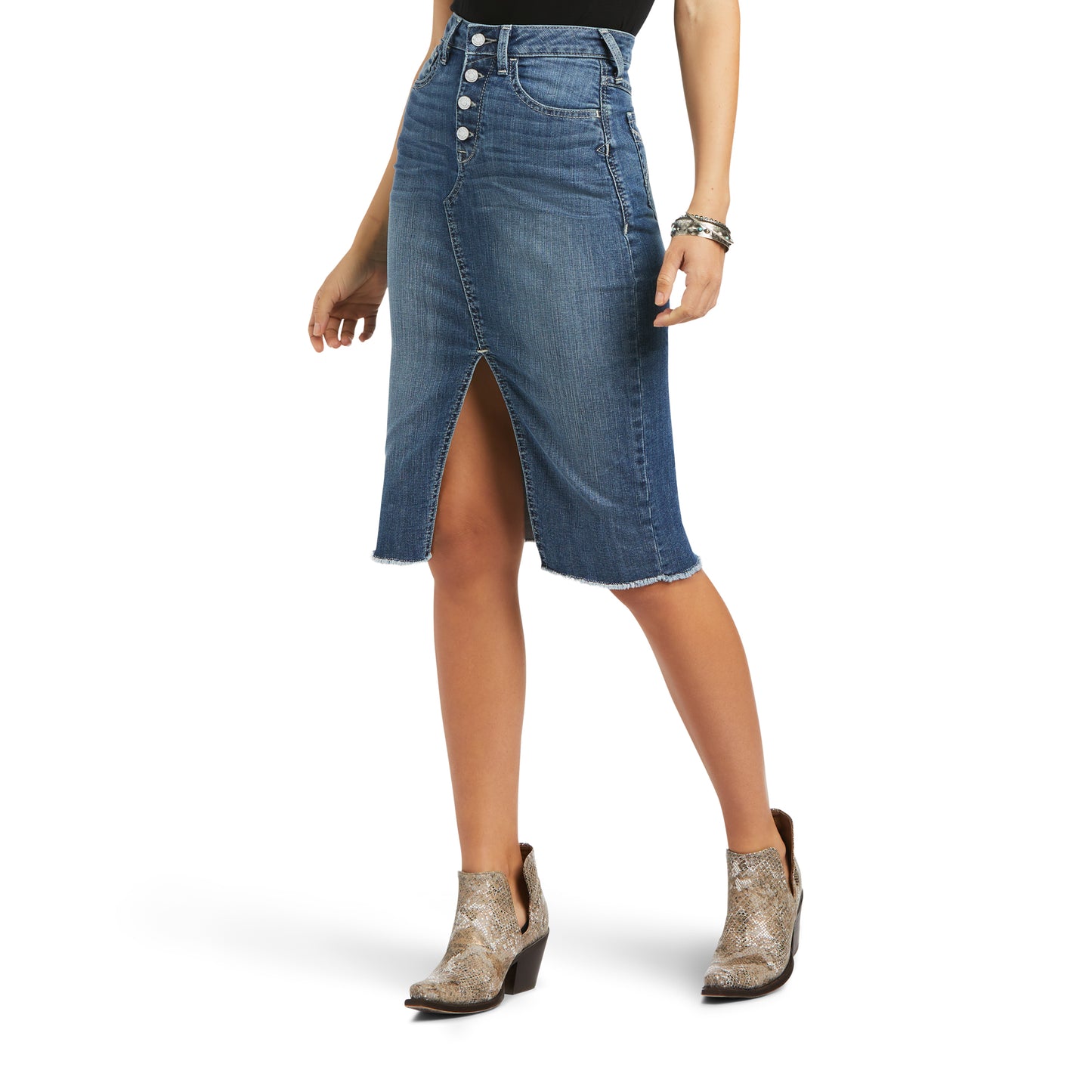 10040577 Ariat Women's Denim Skirt Eleanor