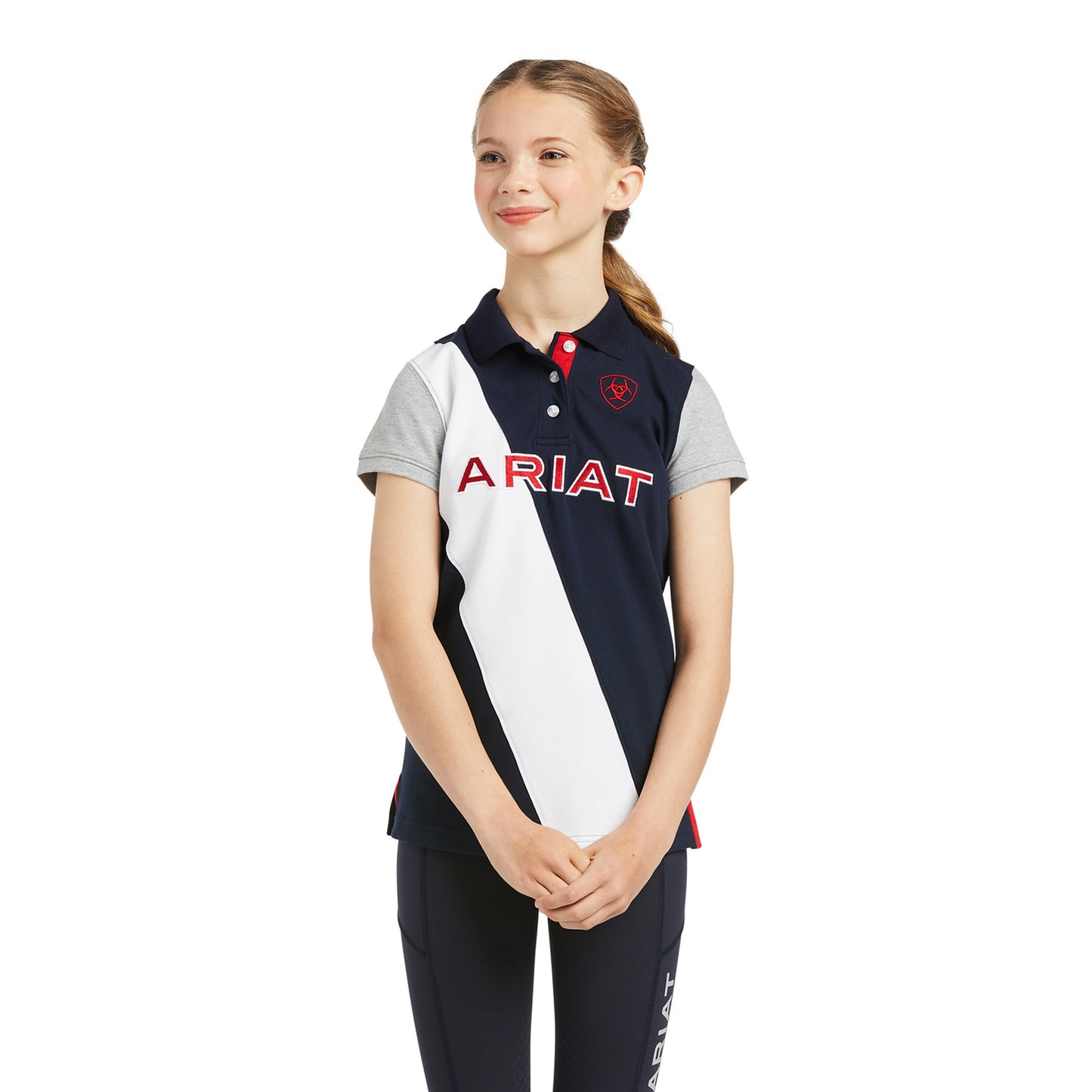 10039376B Ariat Kids Taryn Team Polo