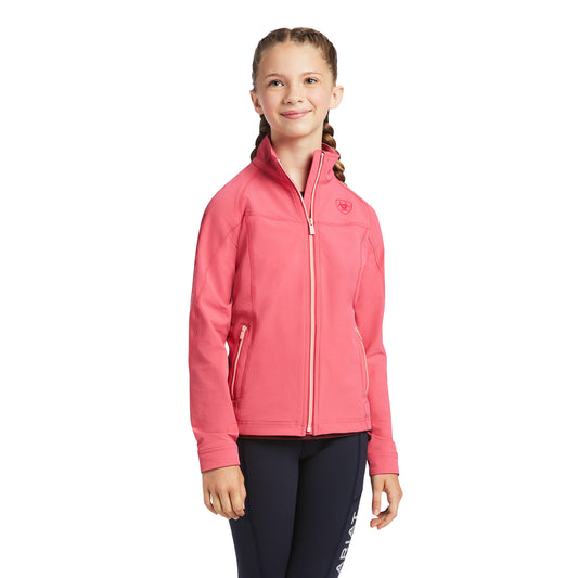 10039643 Ariat Youth Agile Softshell Jacket Party Punch