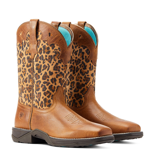 10044410 Ariat Women's Anthem Savanna Tortuga/ Leopard Print