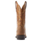 10044431 Ariat Women's Round Up Wide Square Toe Bare brown/ Copper Blanket Emboss