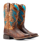 10044506 Ariat Women's Pinto Venttek 360 Yukon Brown/ Gilded Leopard