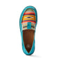 10044530 Ariat Women's Cruiser Teal Suede/ Turq Serape