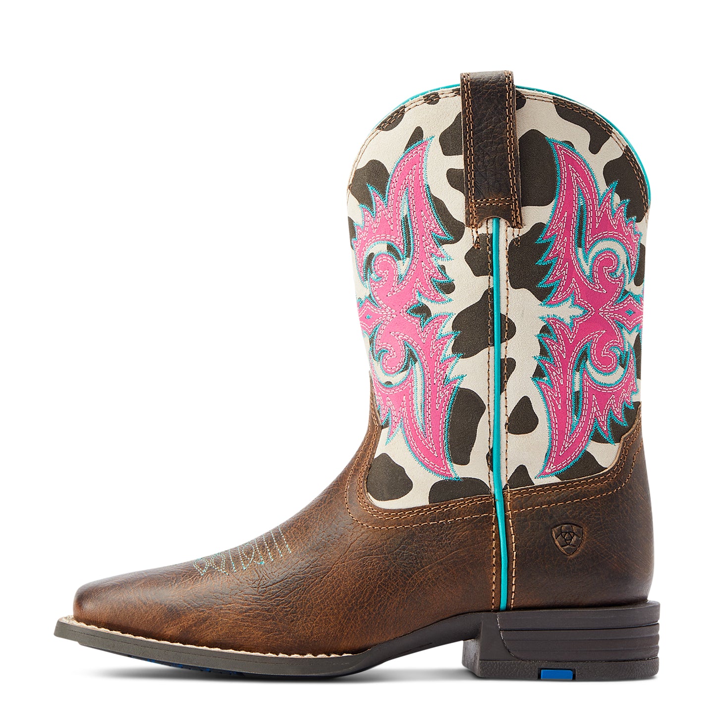 10044405 Ariat Kids Lonestar Rust/ Cow Print