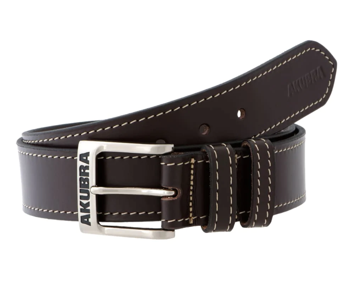 AK002BROWN Akubra Men's Steve Belt Brown