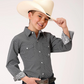 3-30-225-2013 Roper Boys L/S Black Shirt