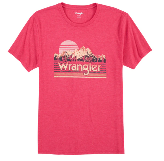 112315023 Wrangler USA Logo Tee Red