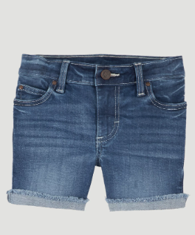 1009GWHUEREG Girls Wrangler Emerson shorts