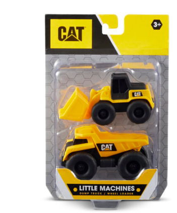 Cat Little Machines Dump Truck and Wheel Loader