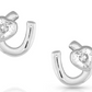 ER5298 Montana Lucking In Love Horseshoe CZ Earrings