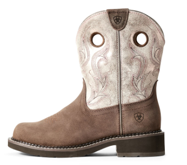 10029525 Ariat Wms Fatbaby Rose Gold Boots