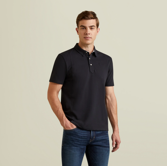 10040829 Ariat Men's Medal Polo Black