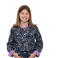 GWLS2273 Just Country Girls BLK Butterflies Work Shirt