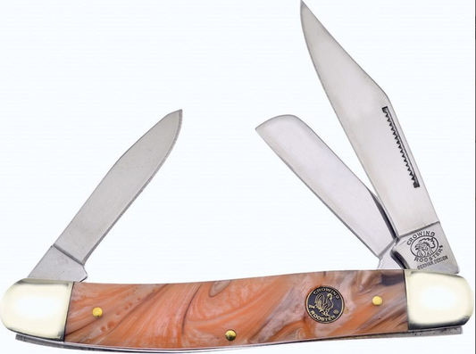 FCR066CG Frost Lge Stockman Gold Resin Pocket Knife