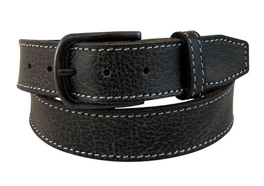 9554500-001 Roper Wms Black Leather Belt