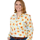 WWLS2278 Just Country Wms Blue Sunflowers Work Shirt